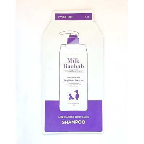 Пробник Детский шампунь MILK BAOBAB Baby&Kids Shampoo 10 гр